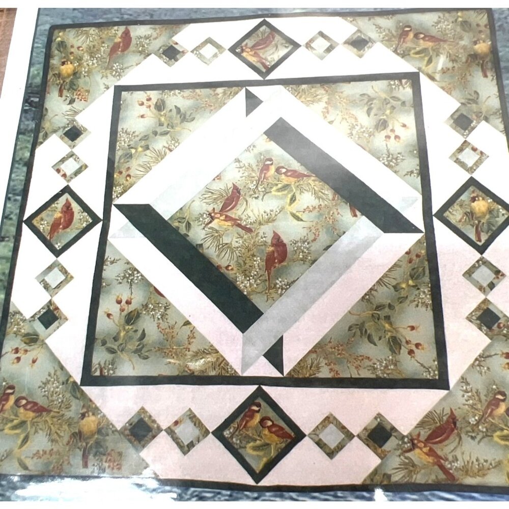 Canyon Creek Fabrics Treasures Quilt Pattern Birds & Nature Design
